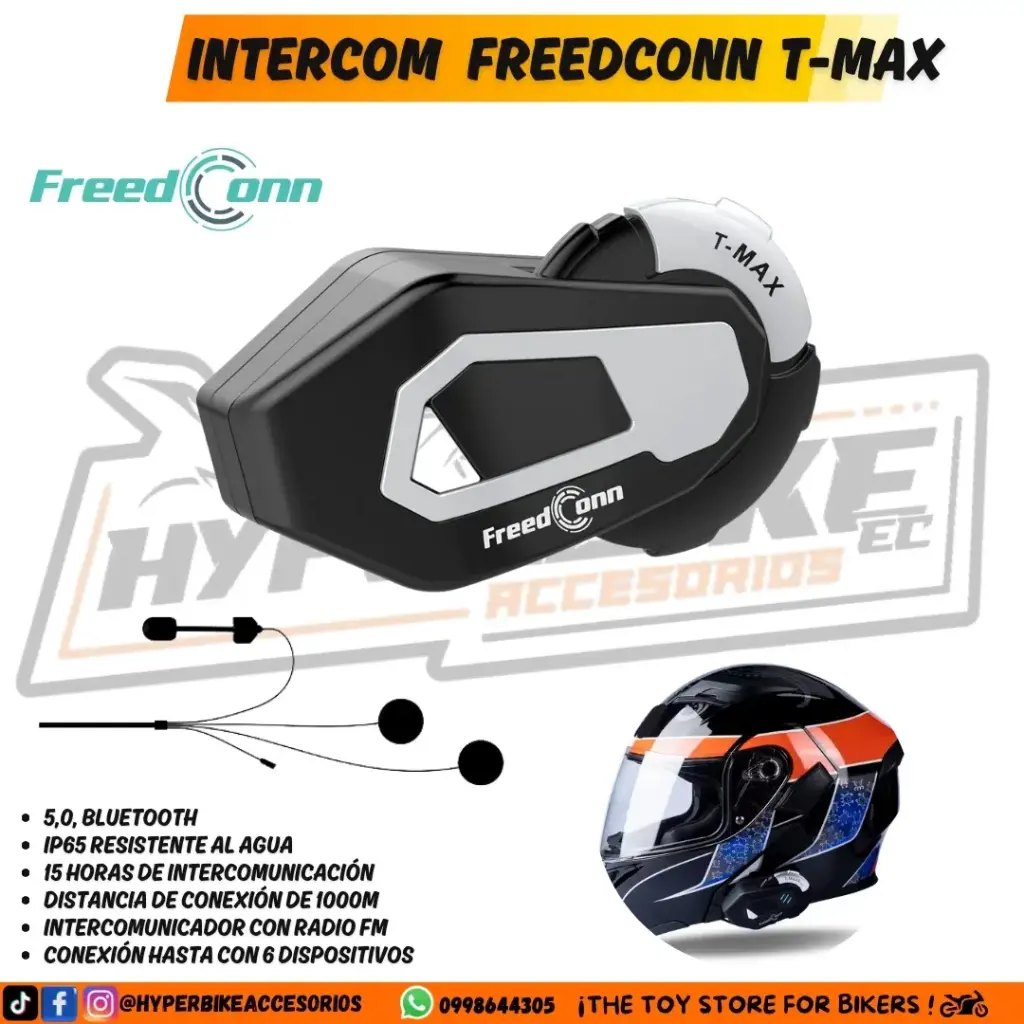 Intercomunicador Freedconn T-MAX