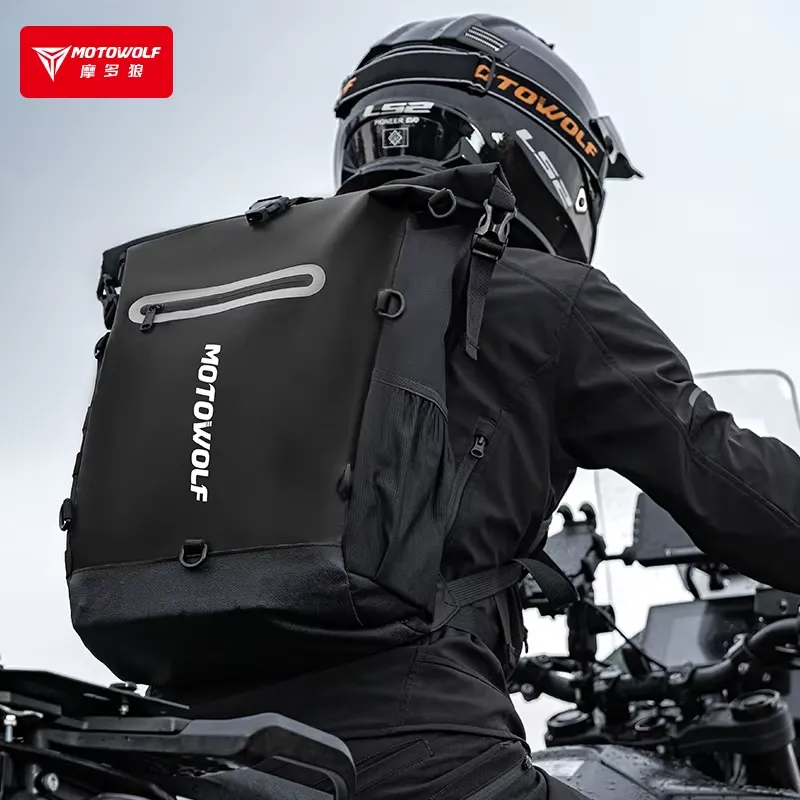 MOCHILA MB3 MOTOWOLF (NEGRO)