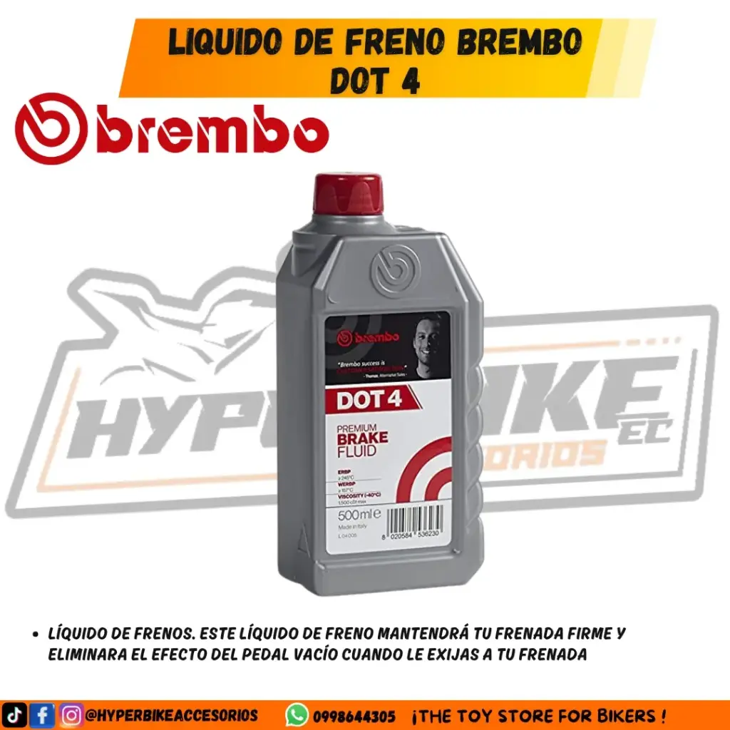 LIQUIDO DE FRENO BREMBO DOT 4