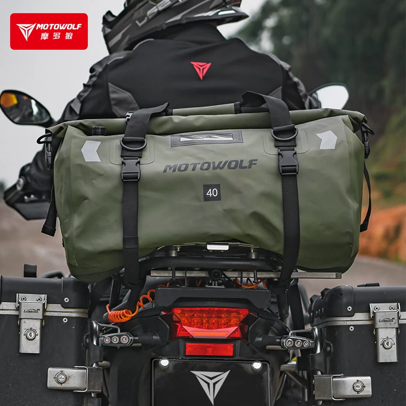 [MDL0717VERDE] DRY PACK 0717 40L MOTOWOLF (VERDE ARMY)