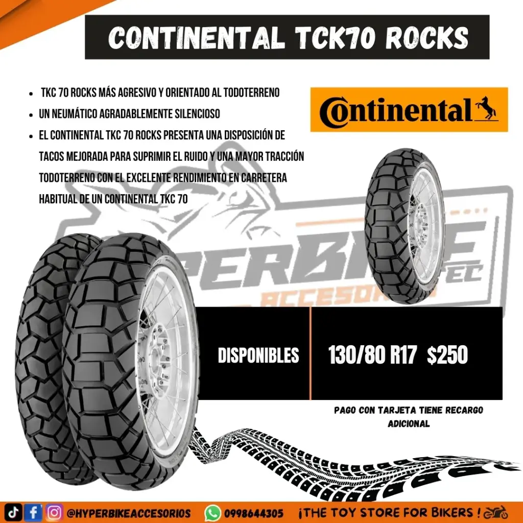 NEUMÁTICO CONTINENTAL TCK70 ROCKS