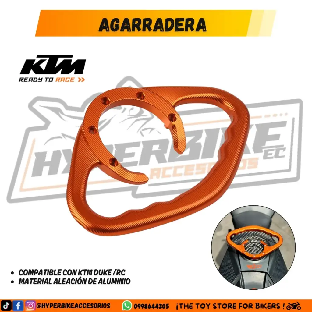 AGARRADERA PARA COPILOTO KTM