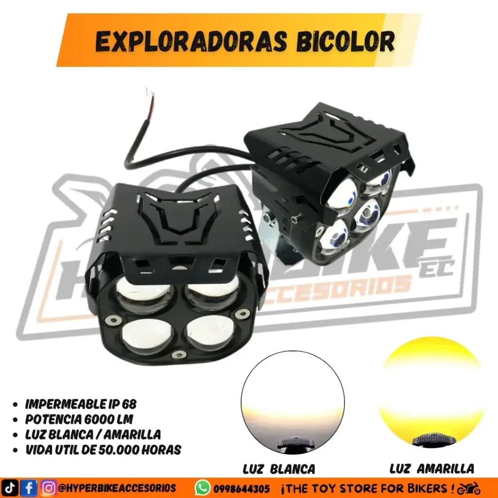 EXPLORADORAS BICOLOR 4 LUPAS