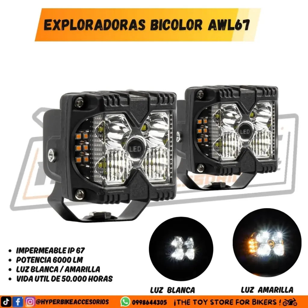 EXPLORADORAS BICOLOR 4 LUPAS LATERAL