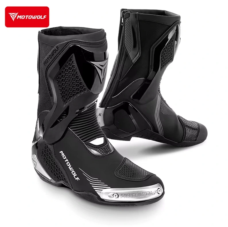 [BO1BLACKT39] BOTAS BLACK MOTOWOLF (39)