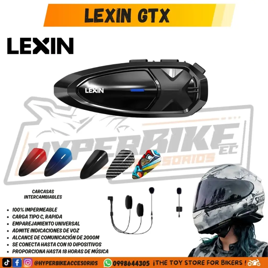 Intercomunicador LEXIN GTX