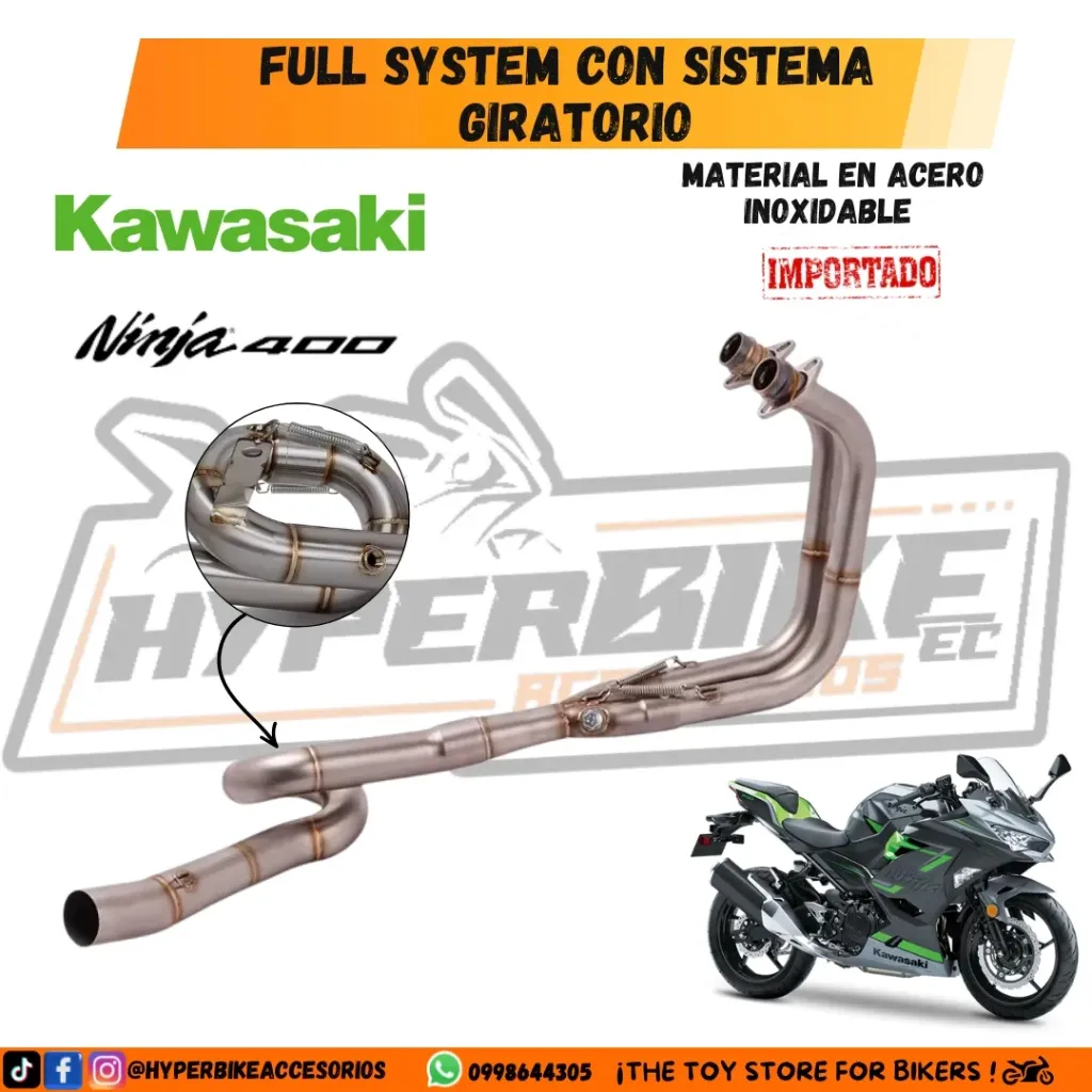 FULL SYSTEM CON SISTEMA GIRATORIO NINJA 400