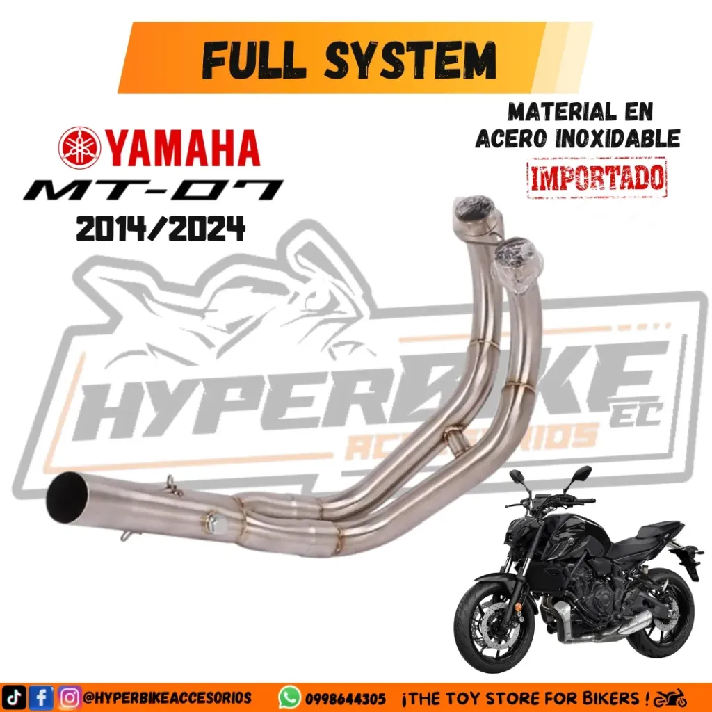 FULL SYSTEM YAMAHA MT-07