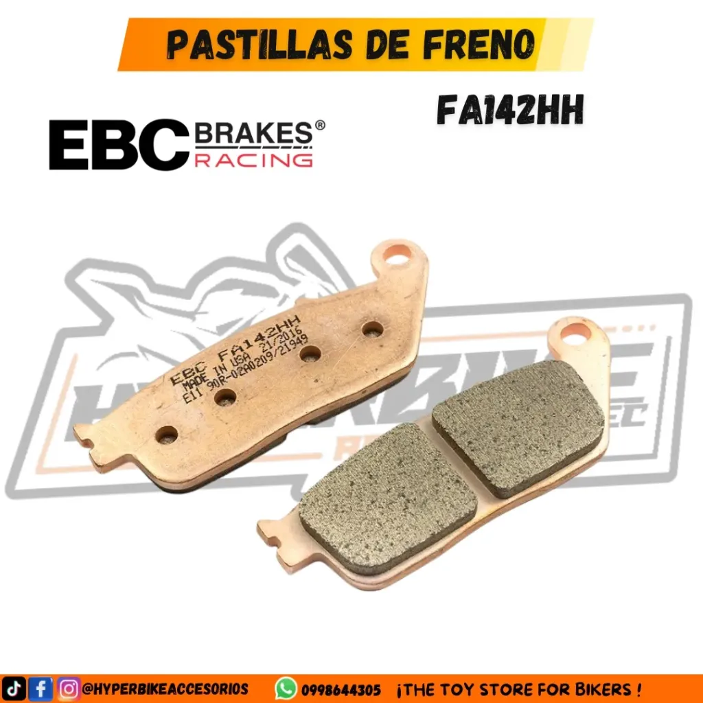 PASTILLAS DE FRENO EBC SINTERIZADAS FA142HH
