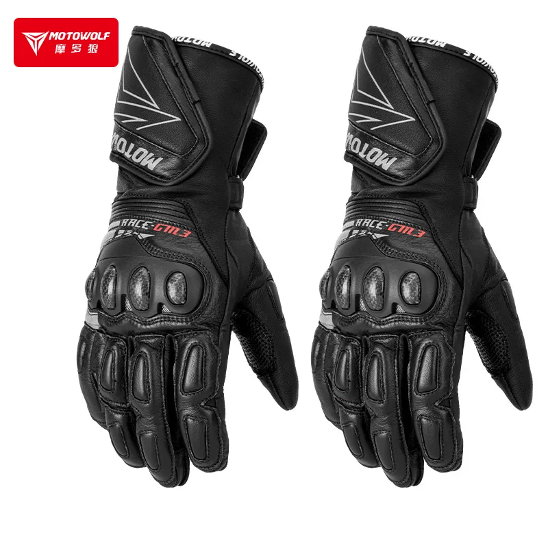 GUANTES GM3 BLACK MOTOWOLF (M)