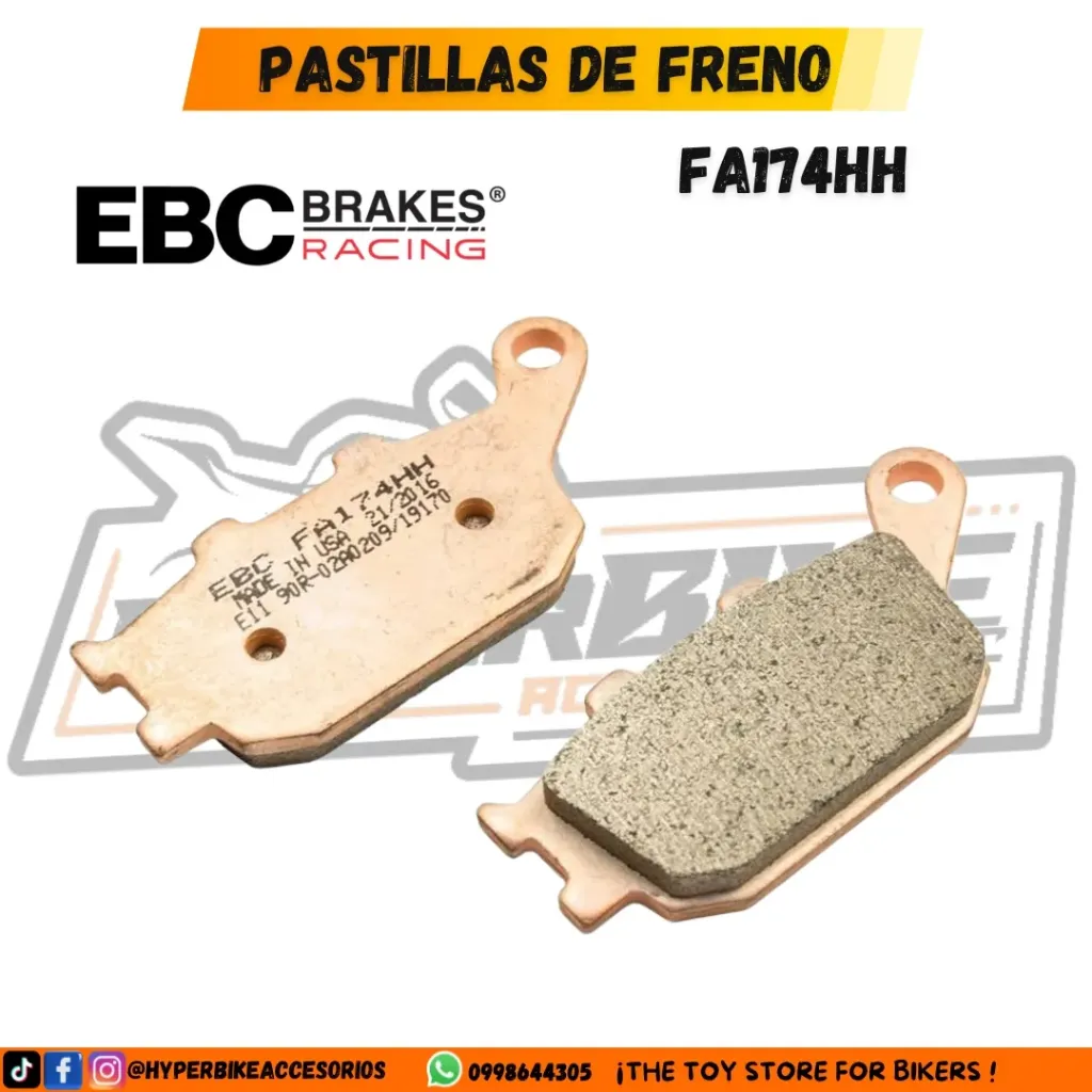 PASTILLAS DE FRENO EBC FA174HH