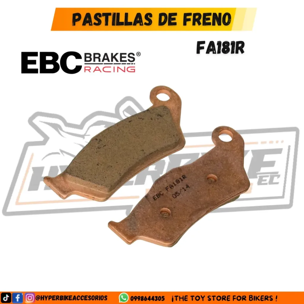 PASTILAS DE FRENO SINTERIZADAS EBC FA181R