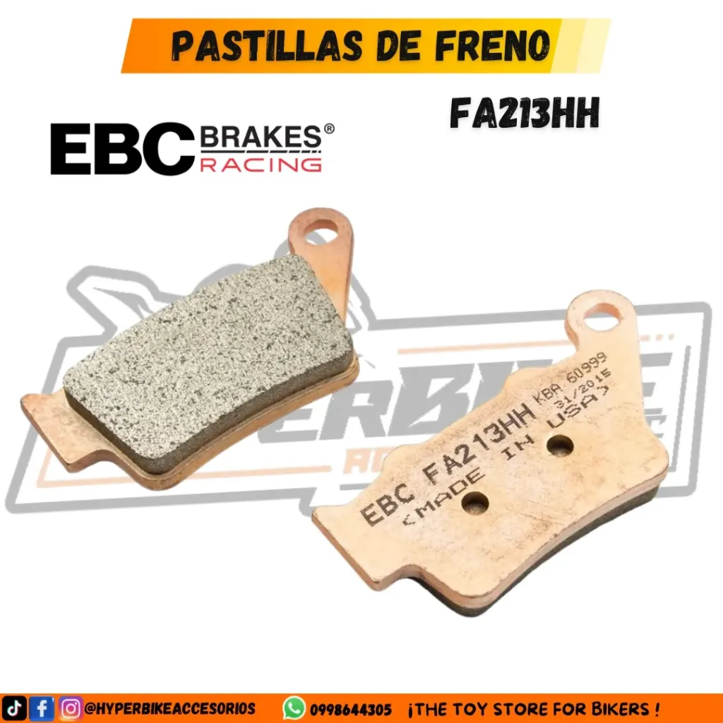 PASTILLAS DE FRENO SINTERIZADAS EBC FA213HH