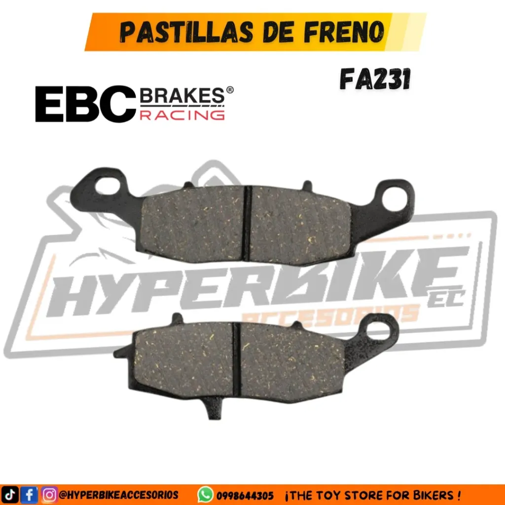 PASTILLAS DE FRENO SINTERIZADAS EBC FA231