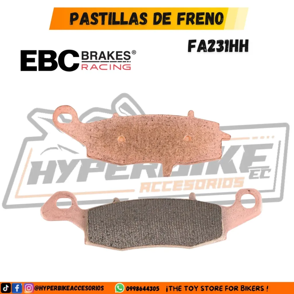 PASTILLAS DE FRENO SINTERIZADAS EBC FA231HH