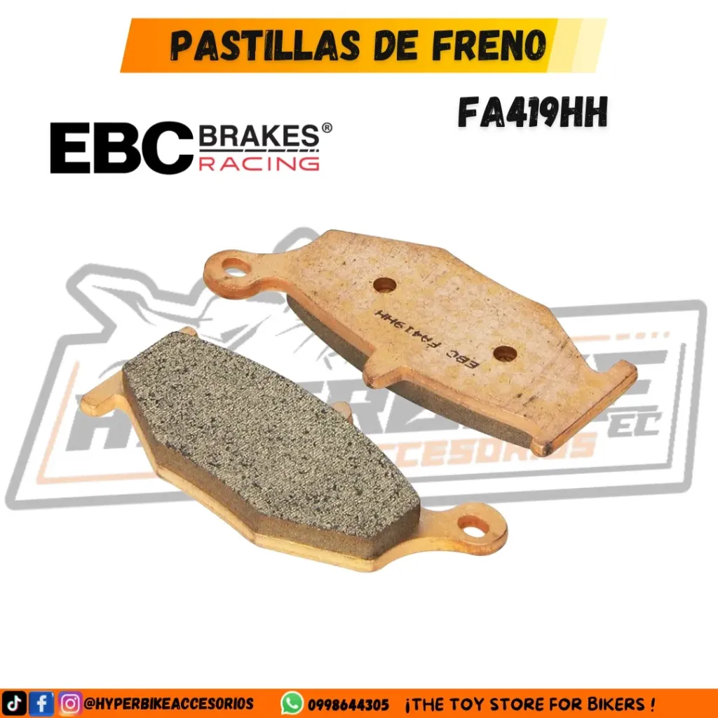 PASTILLAS DE FRENO SINTERIZADAS EBC FA419HH