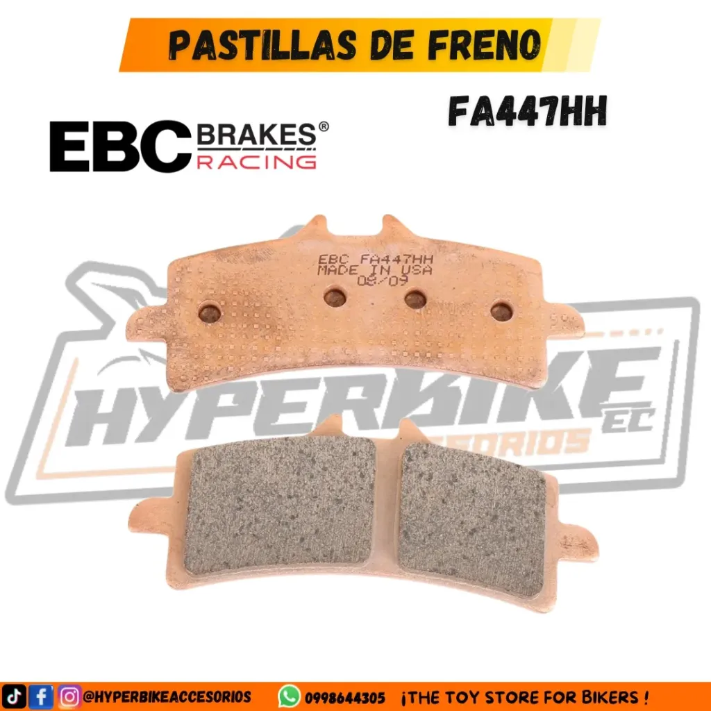 PASTILLAS DE FRENO SINTERIZADAS EBC FA447HH