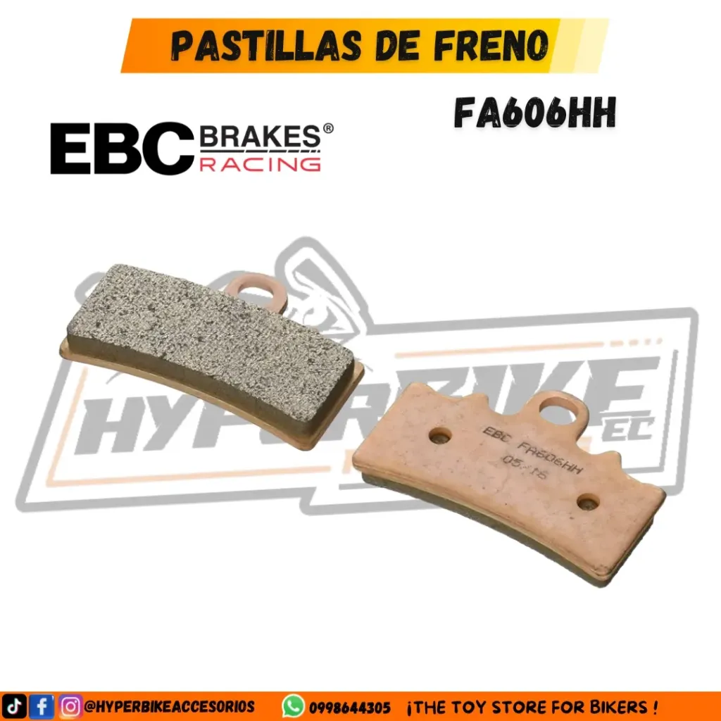 PASTILLAS DE FRENO SINTERIZADAS EBC FA606HH