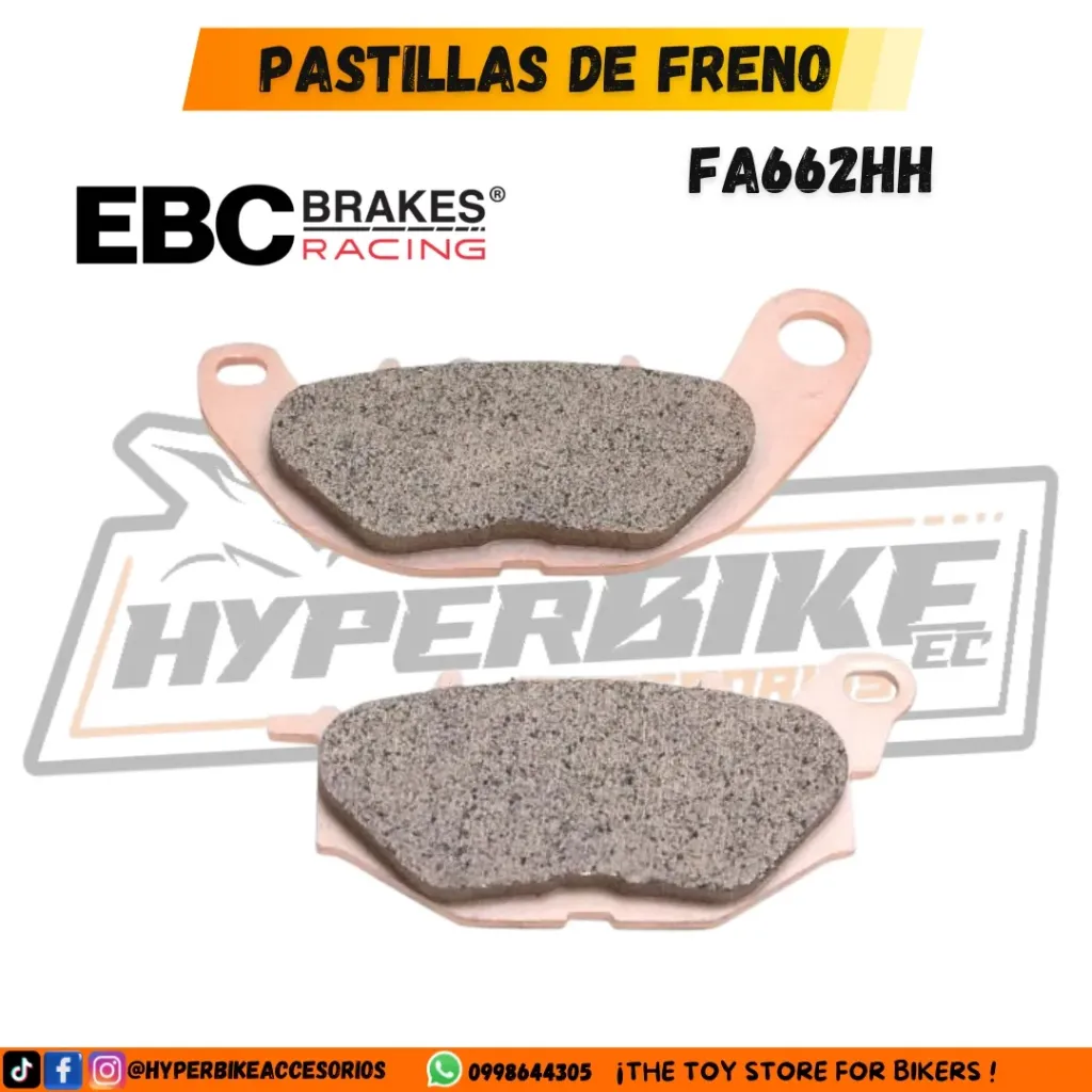 PASTILLAS DE FRENO SINTERIZADAS EBC FA662HH