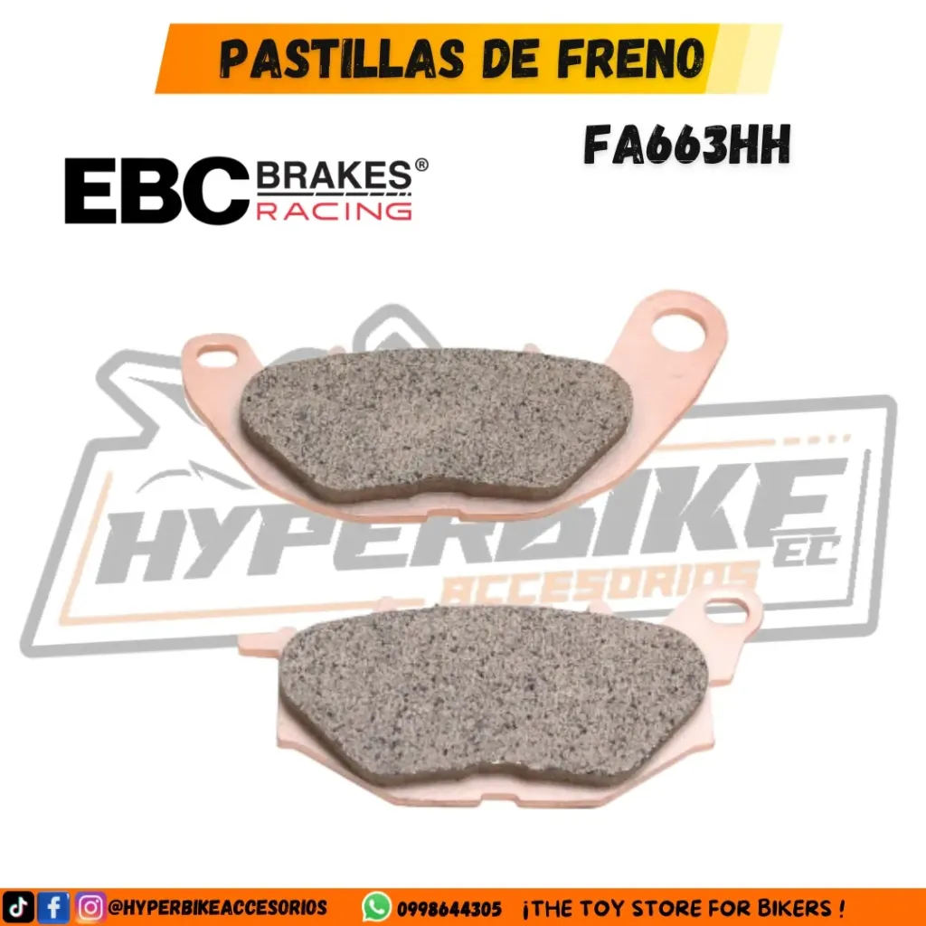 PASTILLAS DE FRENO SINTERIZADAS EBC FA663HH