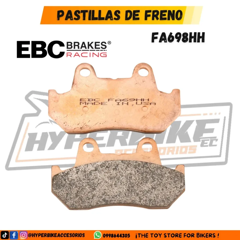 PASTILLAS DE FRENO SINTERIZADAS EBC FA698HH
