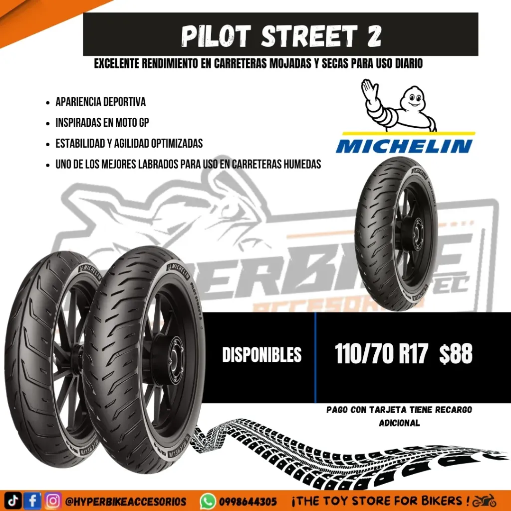 NEUMATICOS MICHELIN PILOT STREET 2