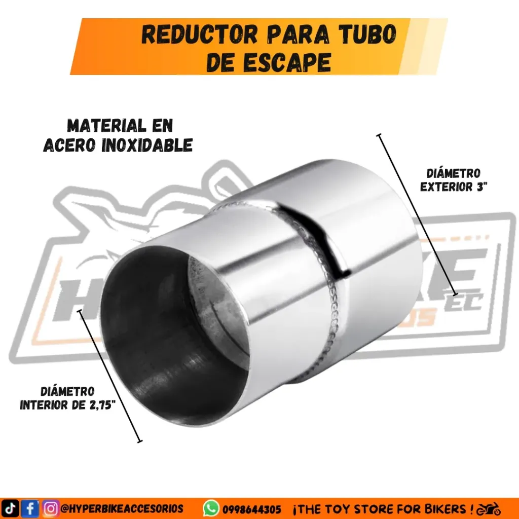 REDUCTOR PARA TUBO DE ESCAPE