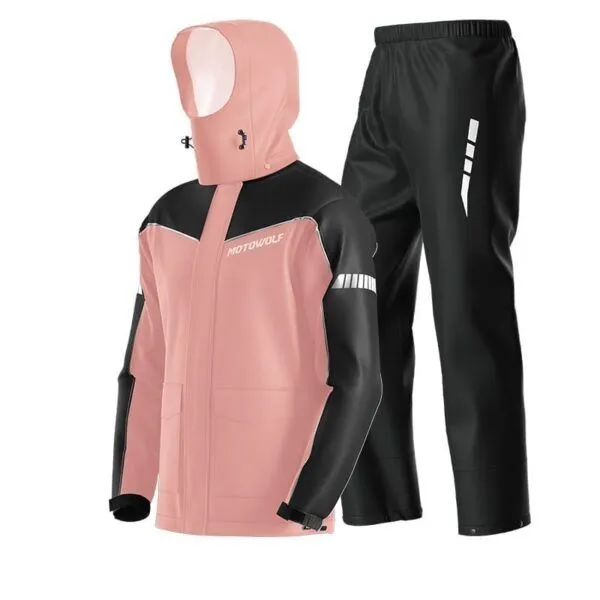 IMPERMEABLE PINK MOTOWOLF (S)