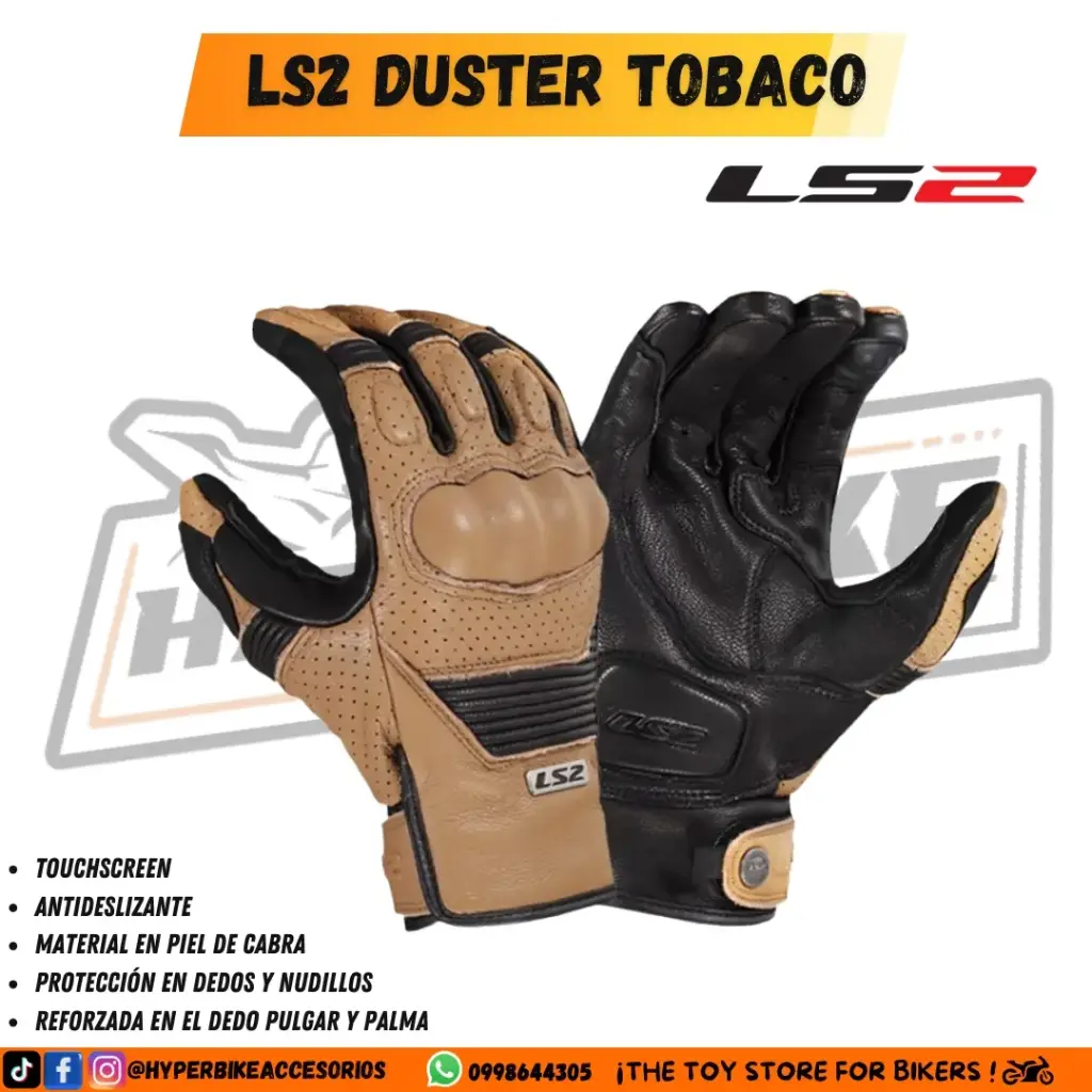 Guantes LS2  Duster Tobaco