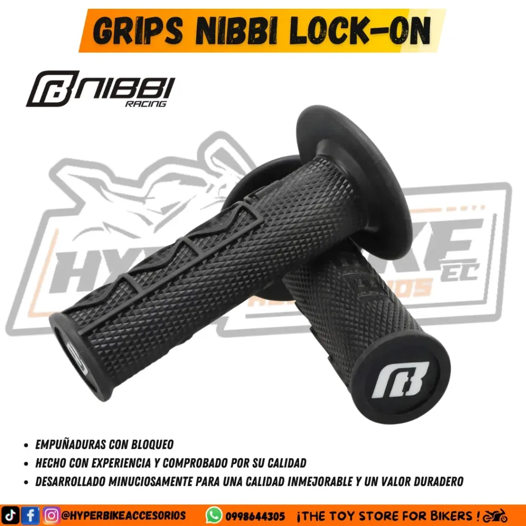 GRIPS NIBBI LOCK-ON NEGRO