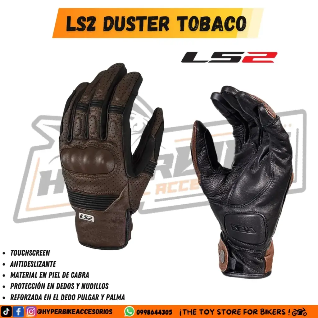 Guantes LS2 Duster Tobaco