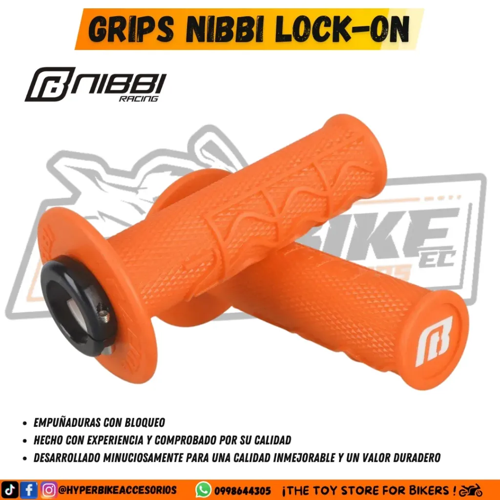 GRIPS NIBBI LOCK-ON NARANJA