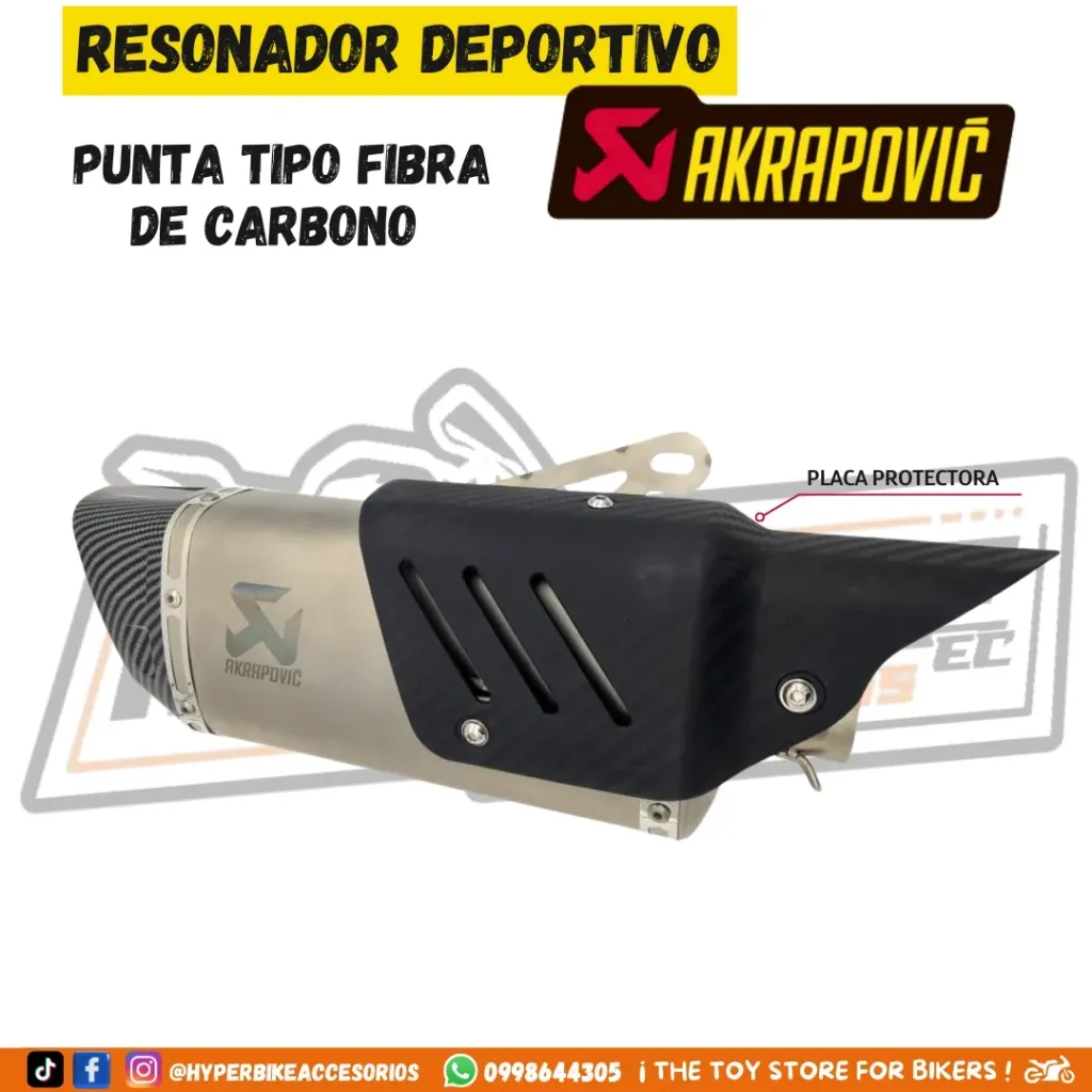 RESONADOR DEPORTIVO AKRAPOVIC