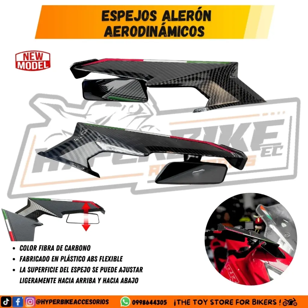 RETROVISORES ALERON AERDINAMICOS