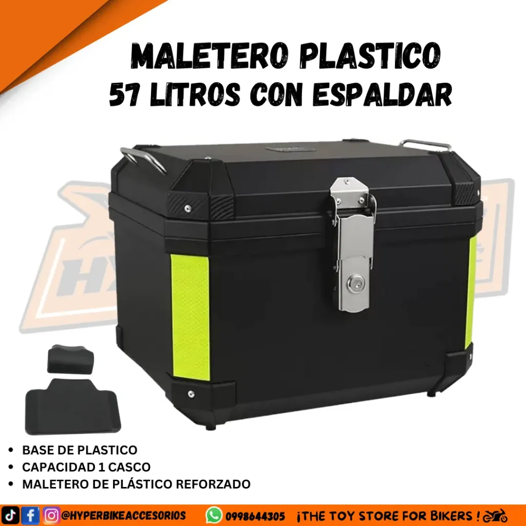 MALETERO PLASTICO 57 LITROS