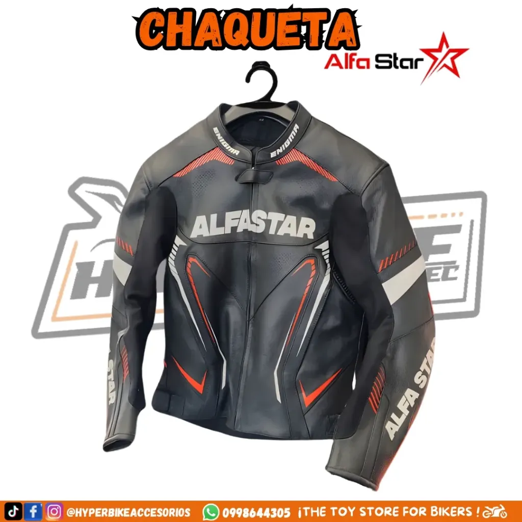 CHAQUETA DE CUERO ALFASTAR