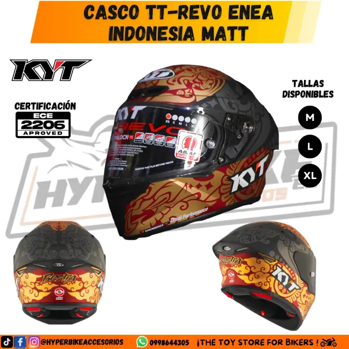 CASCO KYT TT-REVO ENEA INDONESIA MATT
