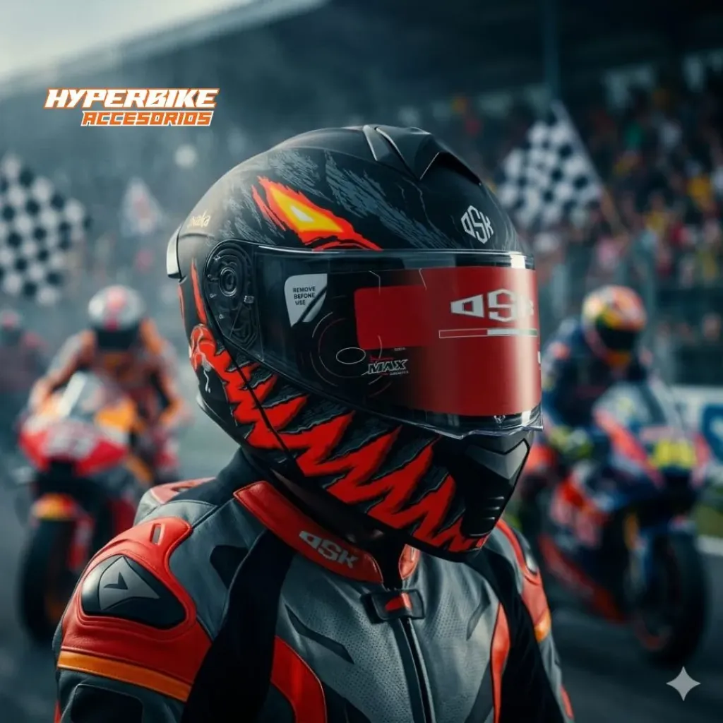 CASCO OSK  BLACK VENOM