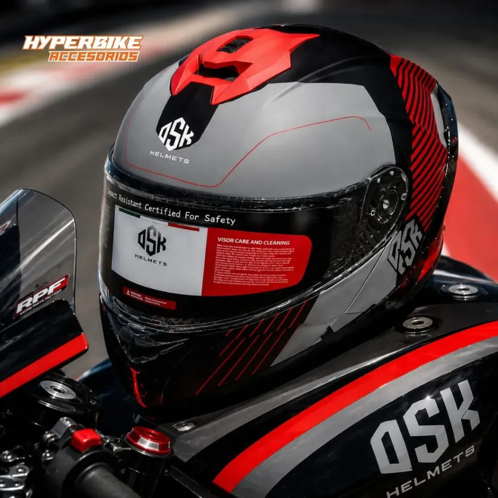 CASCO OSK RED/GREY