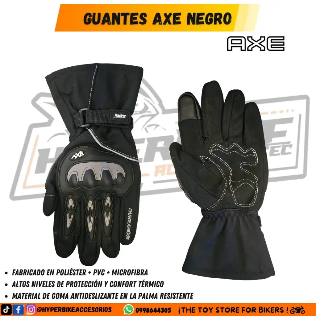 Guantes AXE Negro