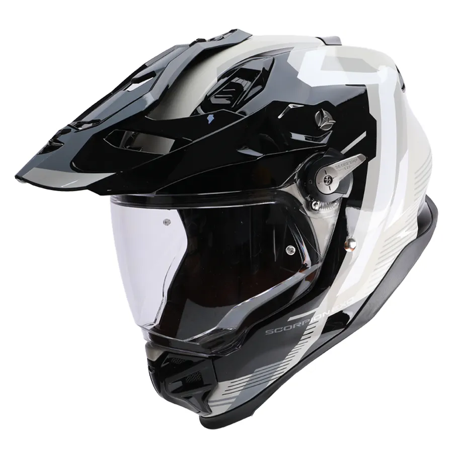 [030310143] CASCO DUAL ECE PATROL NEGRO GRIS ADF9000 EXO SCORPION (M)