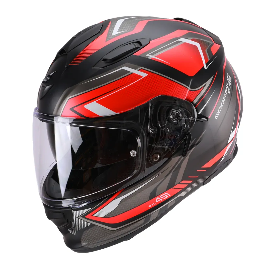 CASCO INTEGRAL ECE ZUMO ROJO/NEGRO EXO491