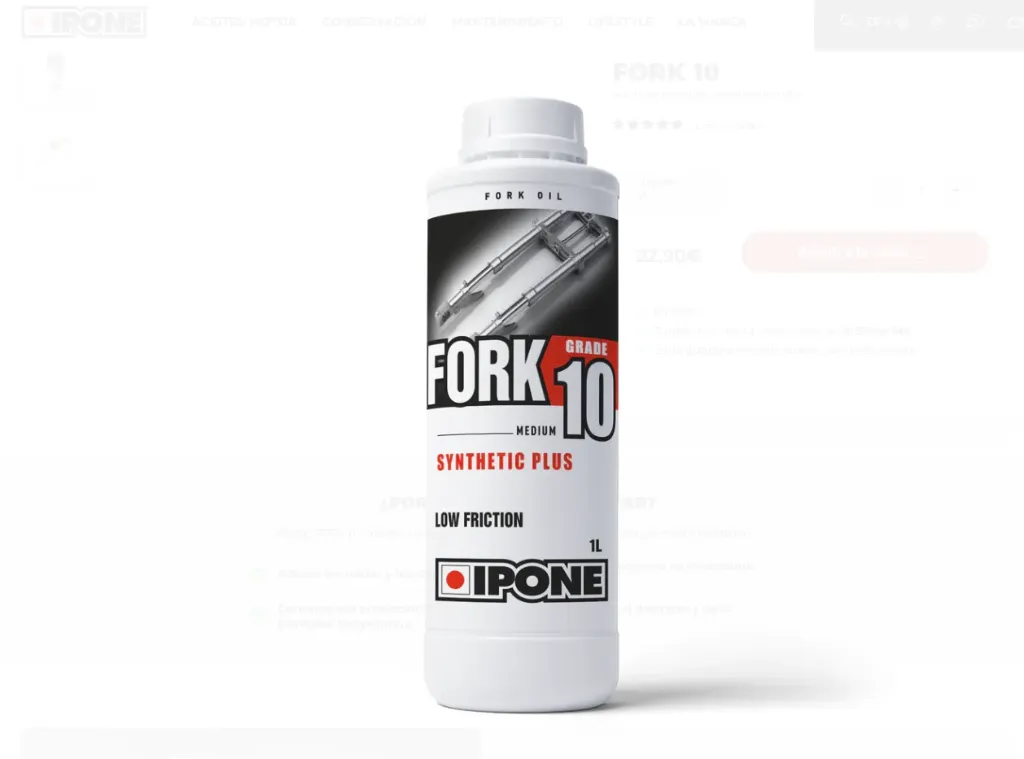 IPONE ACEITE SUSPENSION FORK OIL 10W SEMISINTETICO