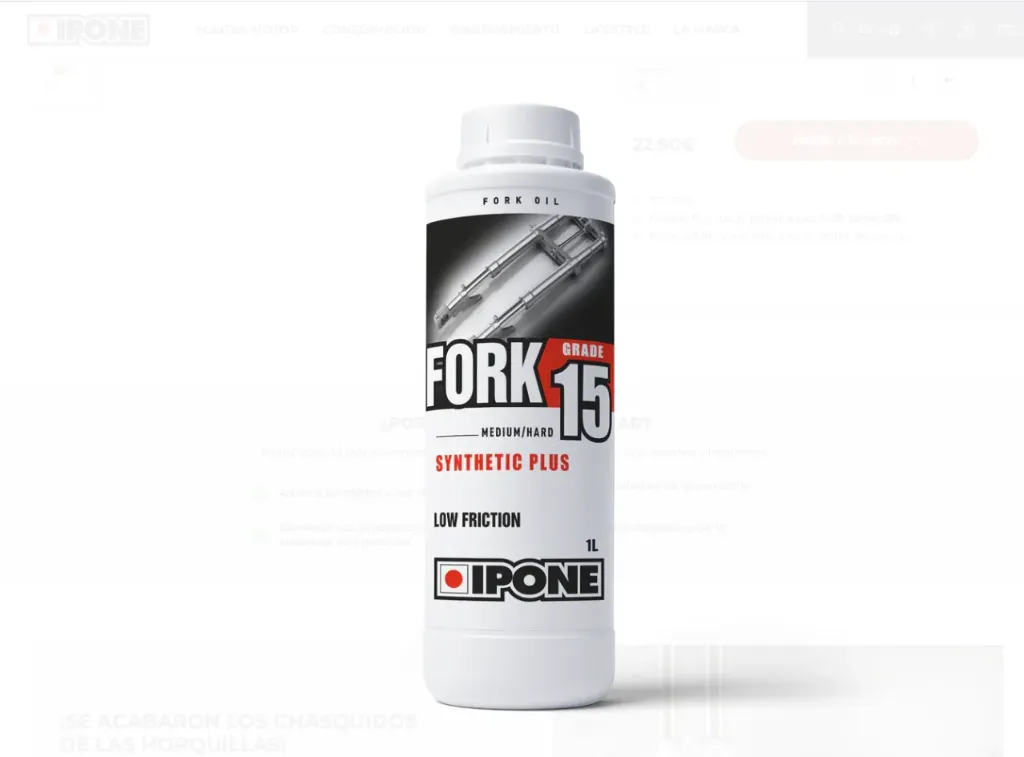 IPONE ACEITE SUSPENSION FORK OIL 15W SEMISINTETICO