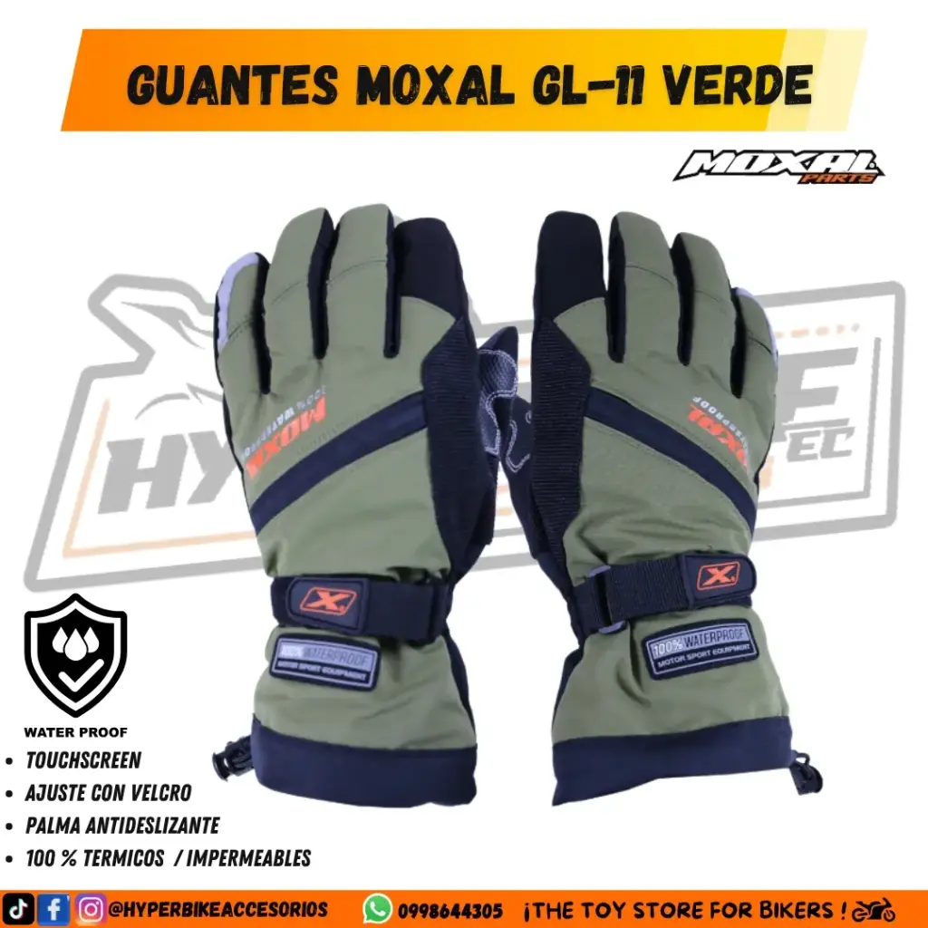 Guantes Moxal GL-11 Verde