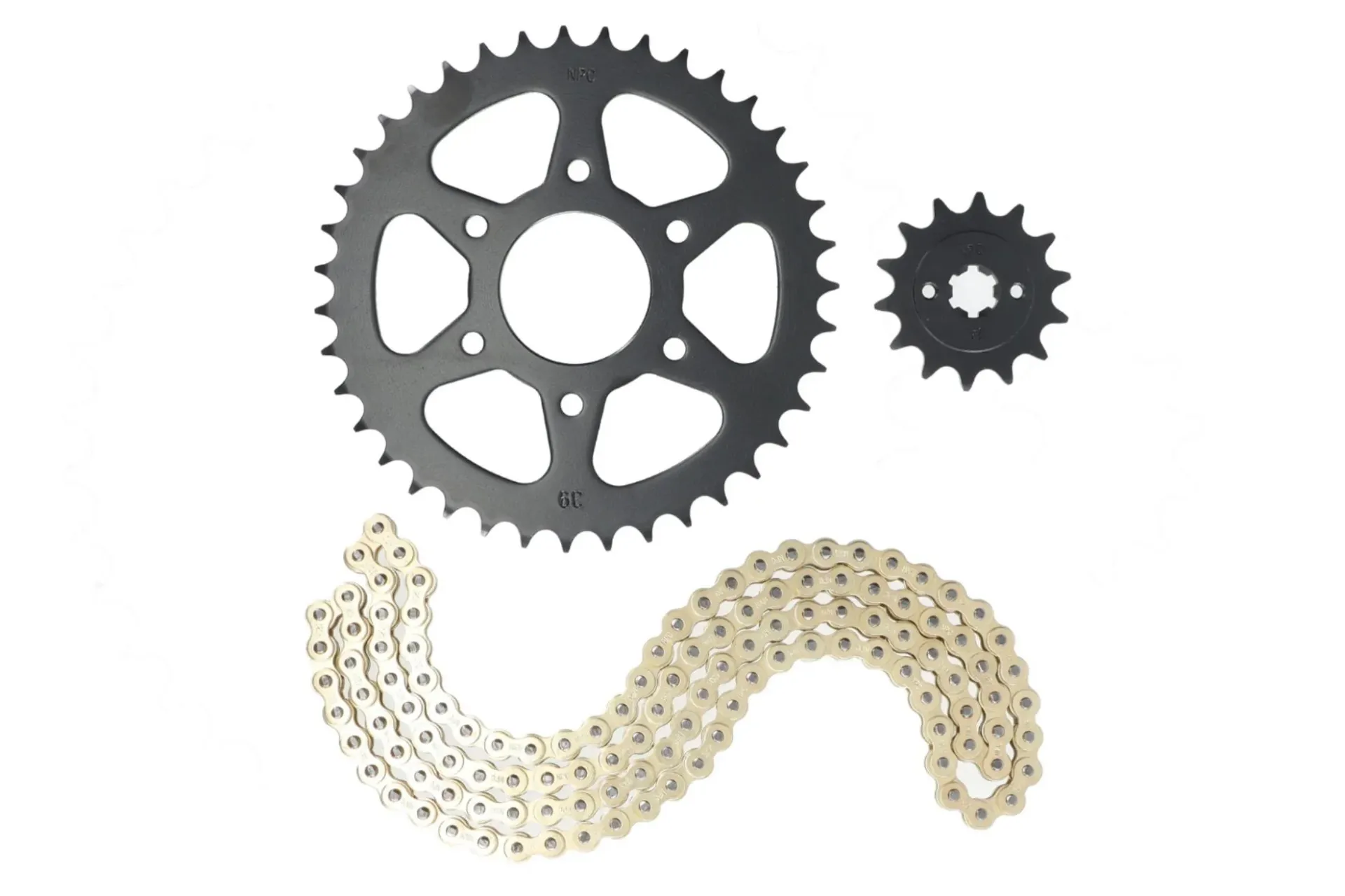 KIT ARRASTRE NPC BAJAJ PULSAR 200 NS DORADO R