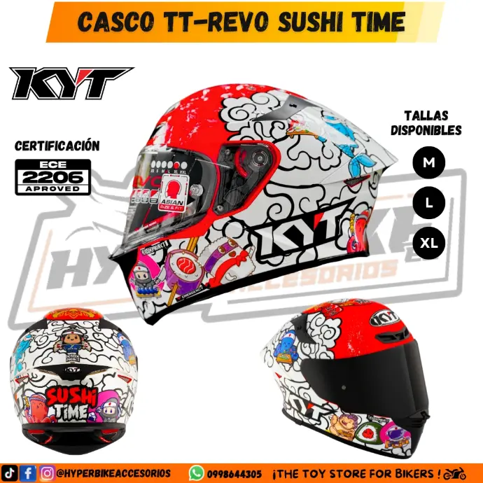 CASCO KYT TT-REVO SUSHI TIME