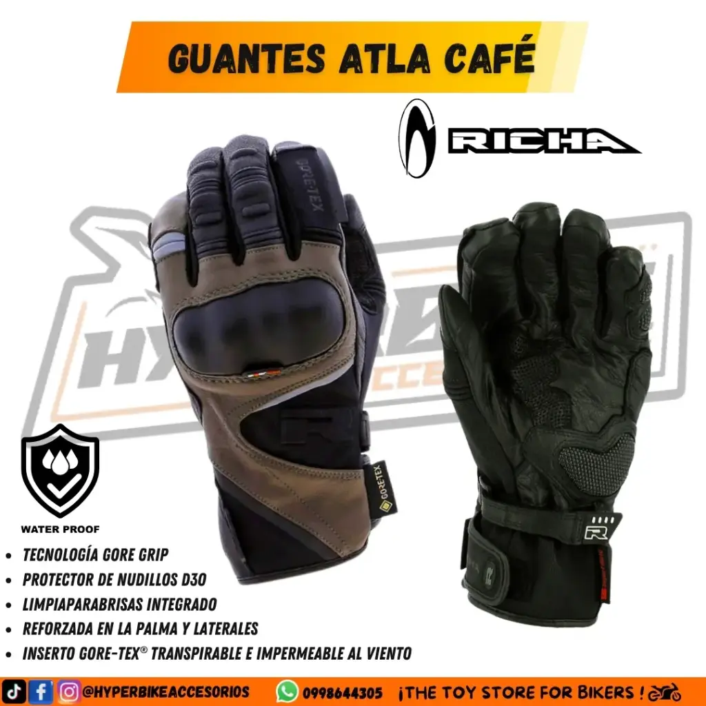 Guantes Richa Atla Café