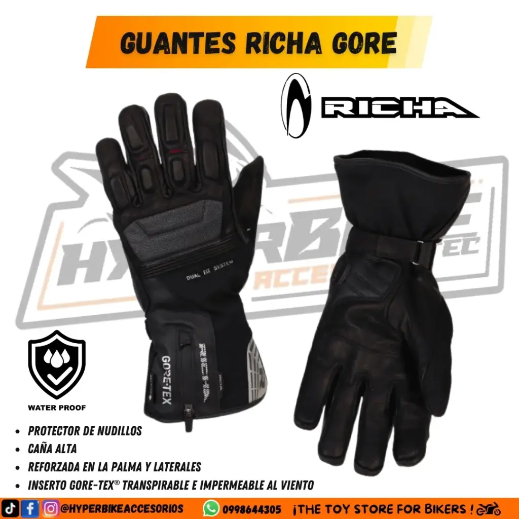 Guantes Richa Gore