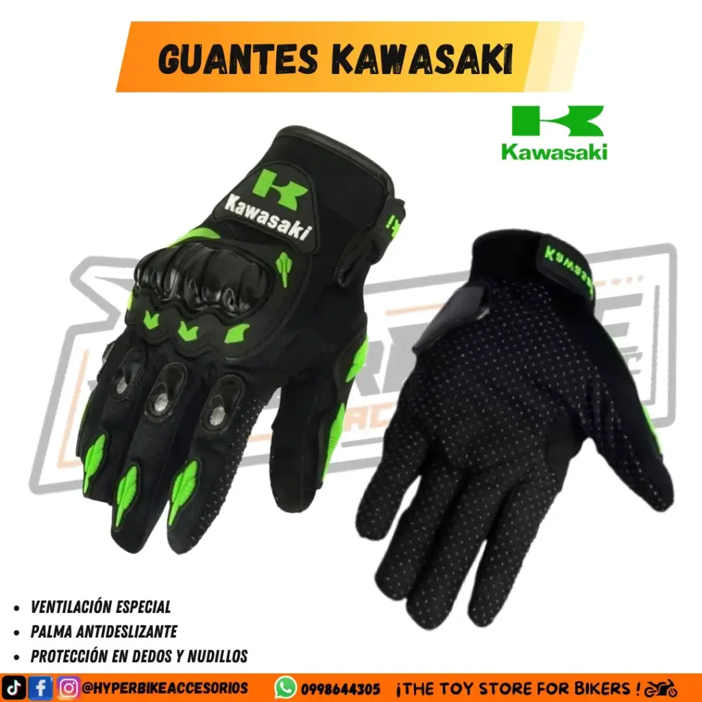 Guantes Kawasaki